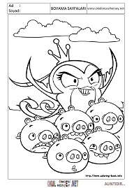 angry-birds-stella boyama sayfaları